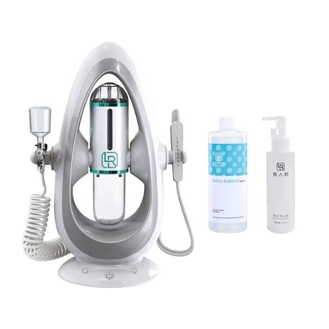 Home Use Hydra Oxygen Jet Peel Aqua Peeling Skin Rejuvenation Ion Bubble Deep Cleansing Super Micro Bubble Beauty Machine