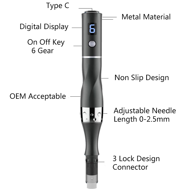 GloPen Microneedling Skin Derma Pen - E7