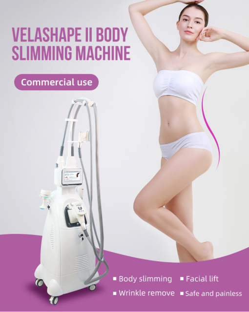 Loss Weight Thigh Belly Face Arm Leg Anti Wrinkle Aging LED RF Laser SPA Salon Use Beauty Stimulate Collagen Firming V9 II Vela Machine