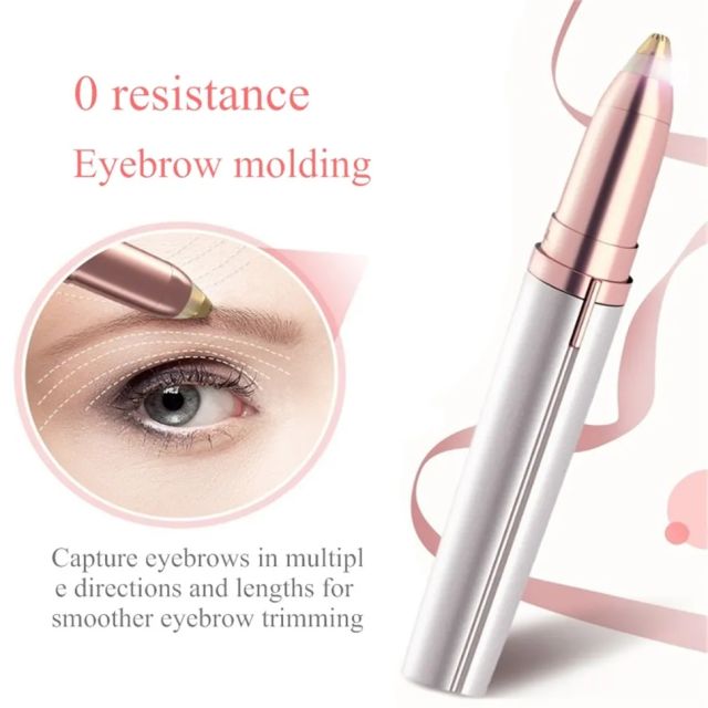 Mini Electric Eyebrow Trimmer Facial Lip Nose Hair Removal Shaver Razor Pen Makeup Beauty Tool Mini Eyebrow Trimmer