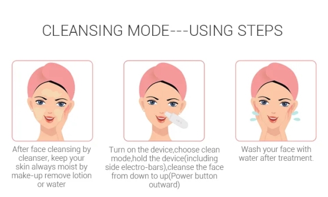 Wireless Charging Facial Blackhead Remover Pore Clean Ultrasound Exfoliating Peeling Exfoliator Ultrasonic Waterproof Skin Scrubber