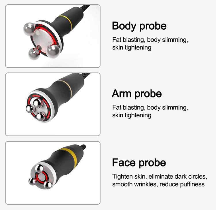 Salon SPA Use Anti Aging Fine Line Winkle Relex Body Shaping Face Massager RF LED 360 Degree Rotation Massage Device