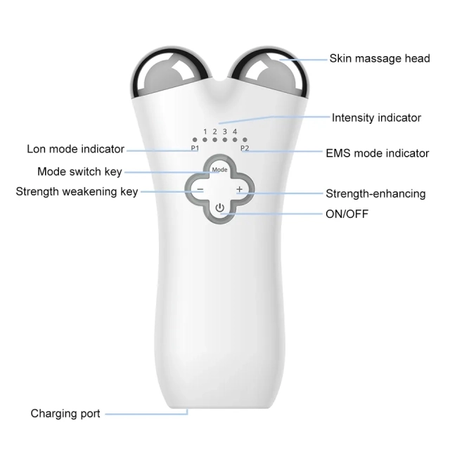 Home Use Massage EMS Skin Care Facial Beauty Firming V Face Portable Mini Microcurrent Face Lift Machine