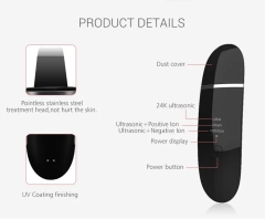 Wireless Charging Facial Blackhead Remover Pore Clean Ultrasound Exfoliating Peeling Exfoliator Ultrasonic Waterproof Skin Scrubber