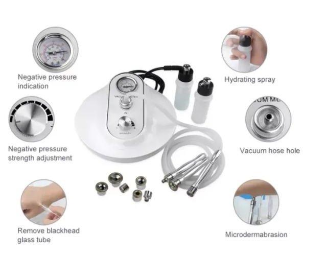 Dermomasaz Peeling Skin Rejuvenation Suction Facial Blackhead Pore Cleaning Crystal Micro Carving Diamond Dermabrasion Machine