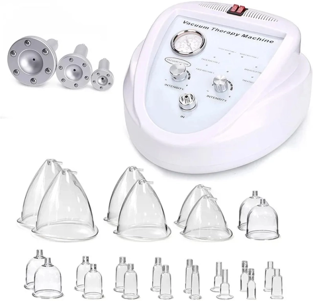Dermomassager Boob Enlargement Butt Hip Pump Enlarge Massager Beauty Body Shaping Cupping Vacuum Therapy Machine