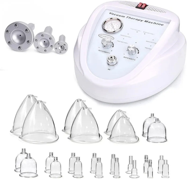 Dermomassager Boob Enlargement Butt Hip Pump Enlarge Massager Beauty Body Shaping Cupping Vacuum Therapy Machine
