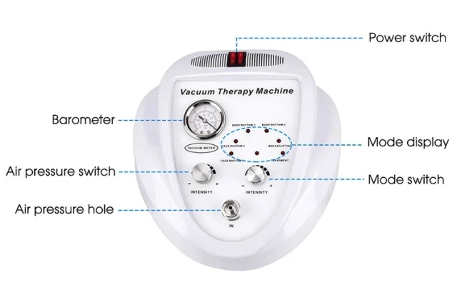 Dermomassager Boob Enlargement Butt Hip Pump Enlarge Massager Beauty Body Shaping Cupping Vacuum Therapy Machine