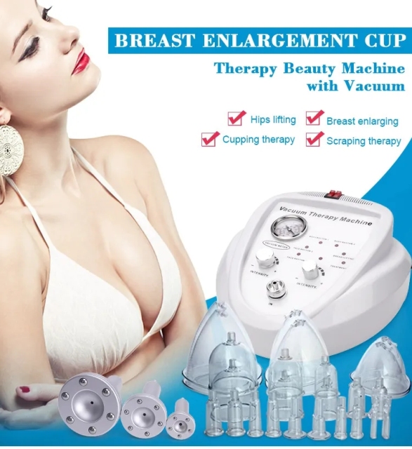 Dermomassager Boob Enlargement Butt Hip Pump Enlarge Massager Beauty Body Shaping Cupping Vacuum Therapy Machine