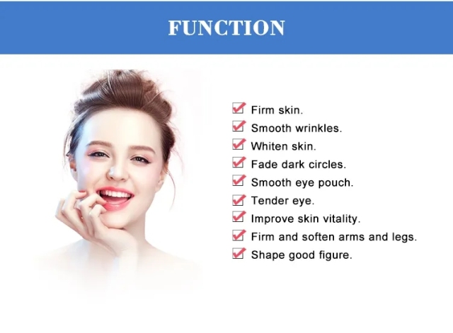 Wholesale Price Improve Skin Vitality Firm Soften Body Weight Loss Serum Skin Care Skin Rejuvenation Collagen Massage 2in1 RF Beauty Device