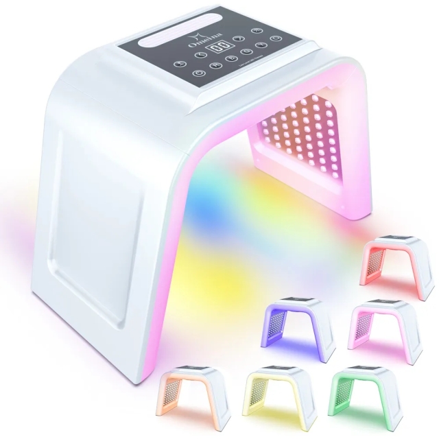 Professional LED Light Therapy Machine Salon 7 Color Cold Sprayer Mist Hydrating Moisturize SPA PDT LED Therapy Machine