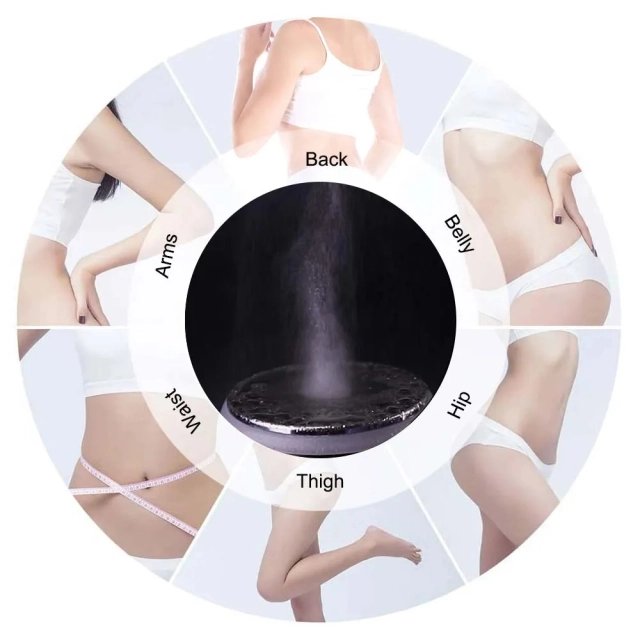 Portable Mini Fat Reduction Body Slimming Machine Fat Burning Ultrasound Cavitator 40K Cavitation Weight Loss Device