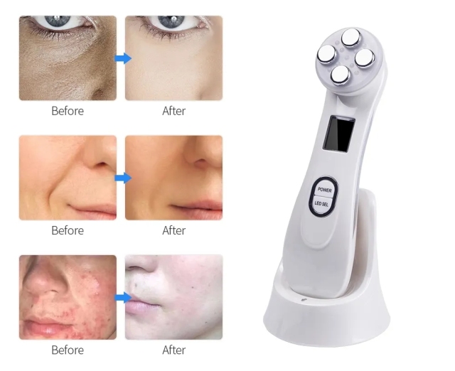 Mesotherapy Photon Skin Collagen Rejuvenation Radio Frequency Skin Tightening Lifting Firming Remove Wrinkle EMS RF LED Beauty Device