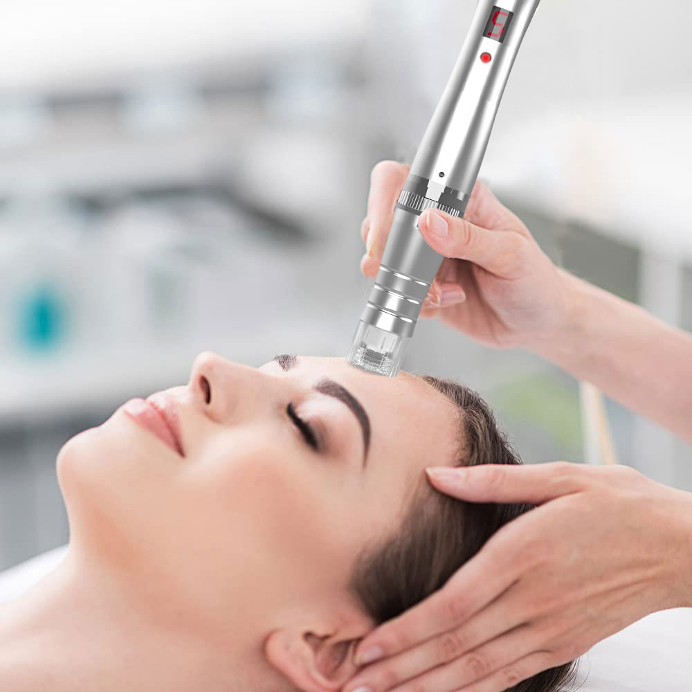 T8L AQUA  PEN Smart Derma Pen Serum Infusion Hydrating System Adjustable Needle Length 0~1.0mm