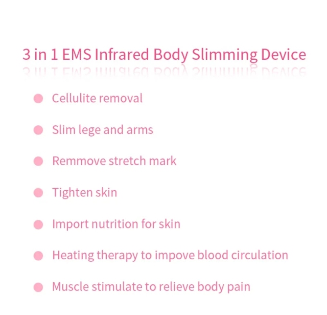 Cellulite Remove Slim Leg Arm Tighten Skin Import Nutrition LED EMS Vibration Muscle Stimulate Body Slimming Device