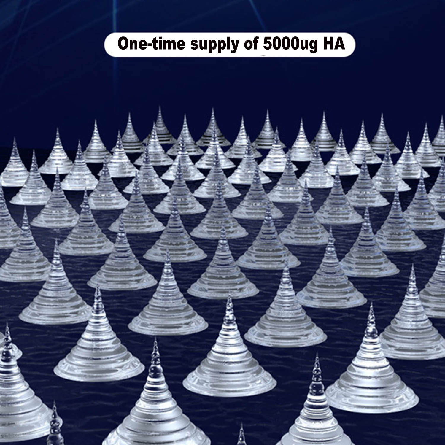 Anti Wrinkle Micro Needle Eye Mask Eyebag Dark Circle Freckle Remove Hyaluronic Acid Collagen Microneedle Eye Patch