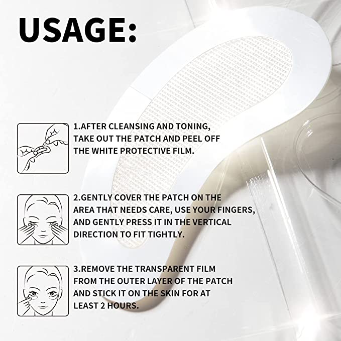 Anti Wrinkle Micro Needle Eye Mask Eyebag Dark Circle Freckle Remove Hyaluronic Acid Collagen Microneedle Eye Patch