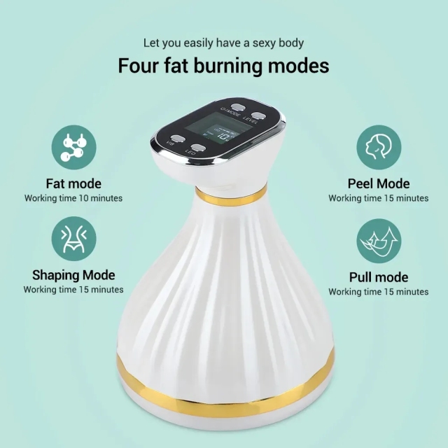 Beauty Device Fat Remover Device Mini Fat Burning Vibration LED Ultrasonic EMS RF Body Weight Loss Slimming Machine