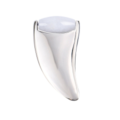 Anti Aging Face Massager Stainless Steel Jade Roller Guasha Set Massage Facial Gemstone Roller Gua Sha Jade Roller