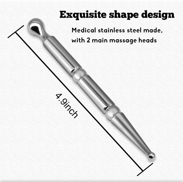 Acupuncture Point Probe Brass Beauty Device Muscle Relief Guasha SPA Massage Needle Detection Health Care Acupuncture Point Pen
