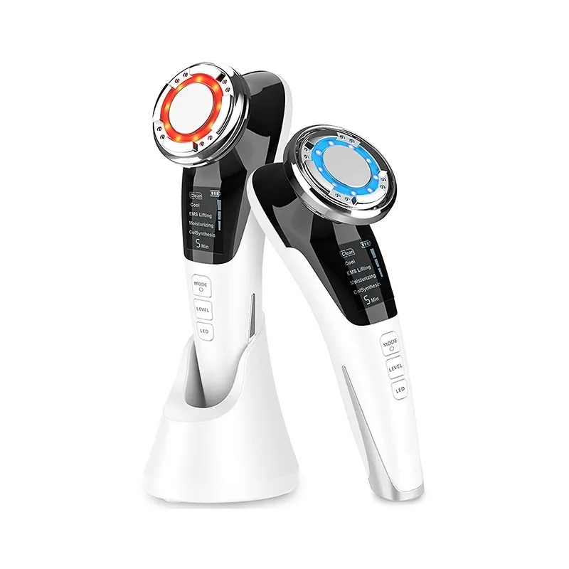 RF Skin Tightening Lift Firm Anti Wrinkle Aging Machine Facial Massager Lifting Firming Face Rejuvenation EMS Hot and Cool Skin Care Device