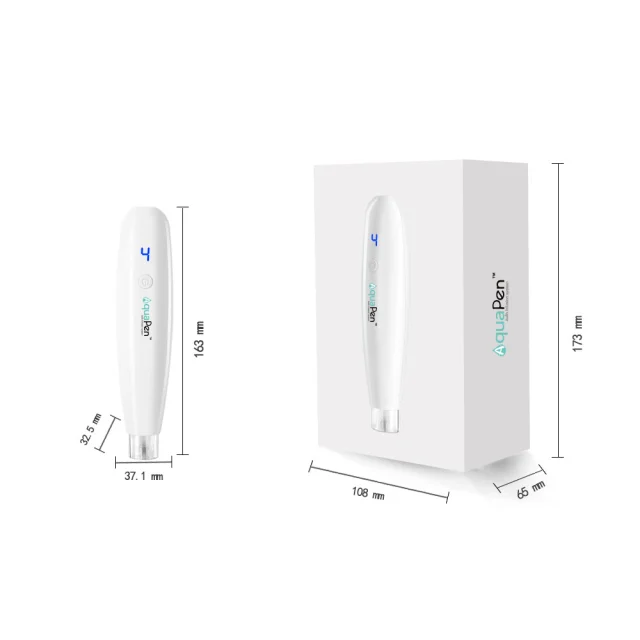 Electric Derma Pen Stamp Auto Micro Needle Microneedling Anti Aging Wrinkle Scar Stretch Mark Aqua Pen