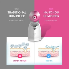 Home Facial Steamer Oxygen Injector Vaporizer Warm Mist Humidifier Atomizer Moisturizing Beauty Face SPA Steamer