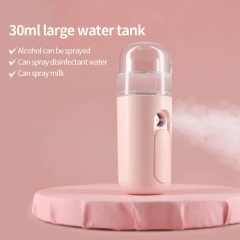 Hot Product 30ml Rechargeable Portable Beauty Device Moisturizing Nano Mist Facial Sprayer Oxygen Injector