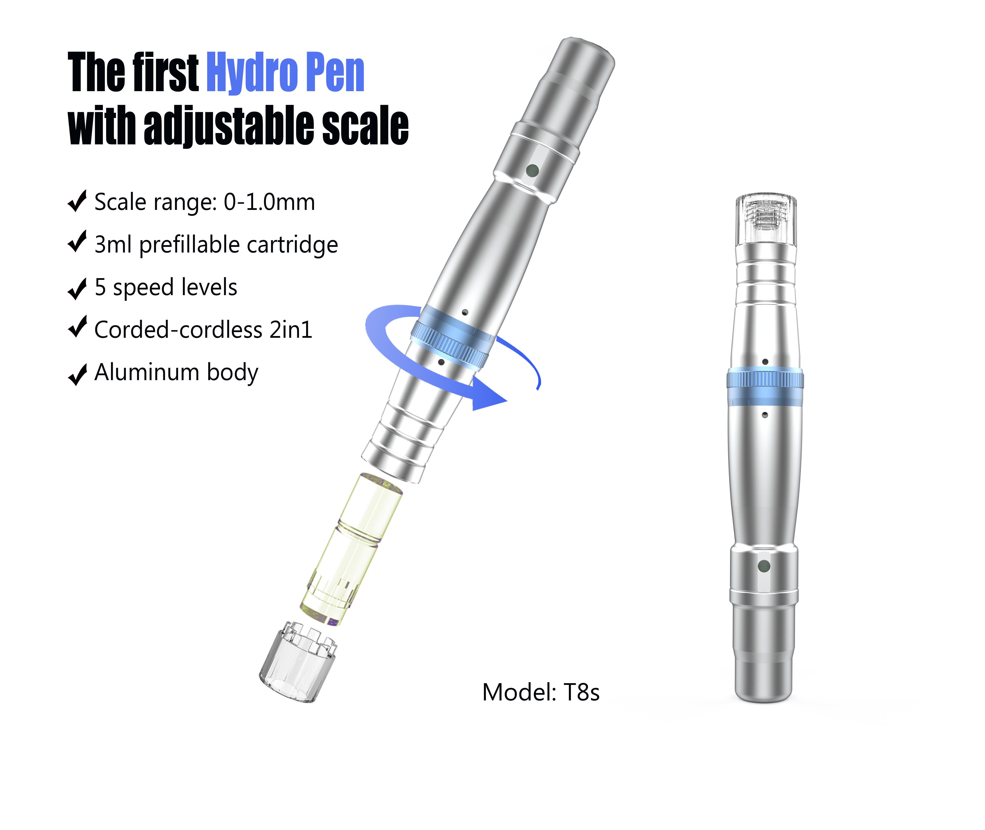 Derma Pen Serum Infusion AQUA PEN - T8s