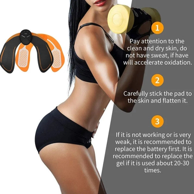 Muscle Massager Stimulator Abdominal Butt Device Buttock Enlargement EMS Sculpting Machine Hip Muscle Trainer