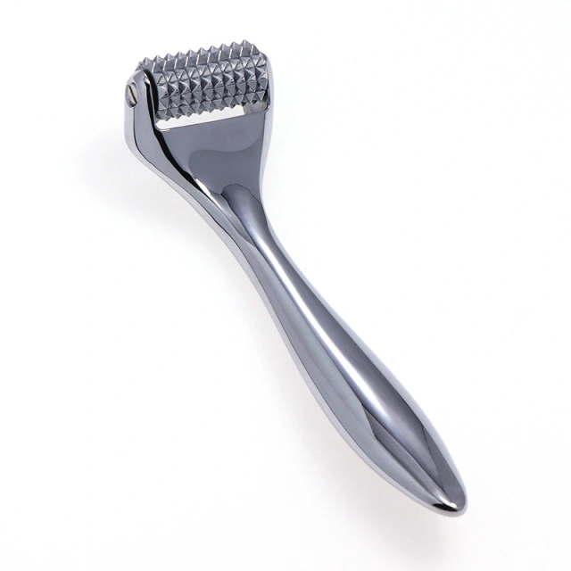 Wholesale High Quality Ziny Alloy Micro Needle Derma Roller Face Lift Anti Wrinkle Scar Massage Acupuncture Facial Roller