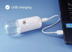 Hot Product 30ml Rechargeable Portable Beauty Device Moisturizing Nano Mist Facial Sprayer Oxygen Injector