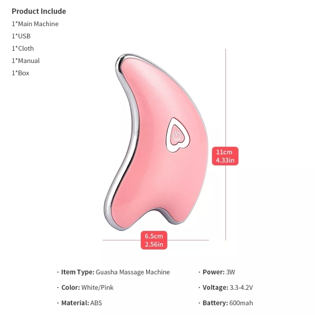 Microcurrent Face Lift Machine Facial Slimming Electric Gua Sha Face Lifting Tool Face Beauty Massager EU with CE Certification