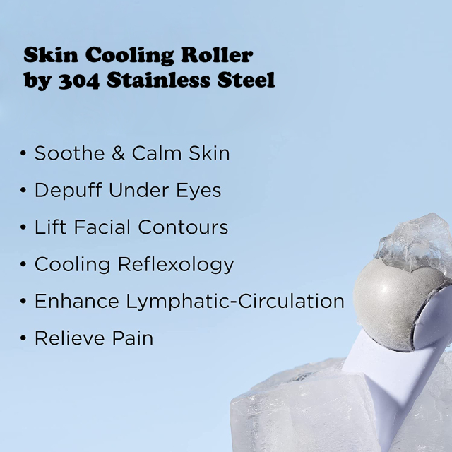 Stainless Steel Home Used Salon Device Facial Beauty Equipment Massager Cooling Ice Roller for Massage
