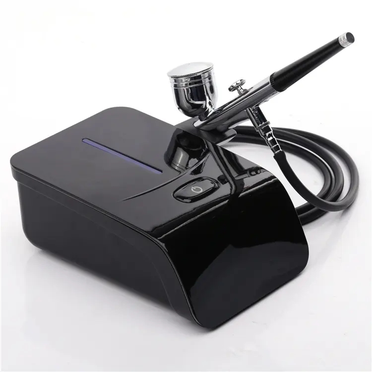 Hot Sale Silent Multi-Purpose Air Brush Machine Compressor Set Kits Nail Tattoo Cake Makeup Airbrush Nano Mist Sprayer Oxygen Injector