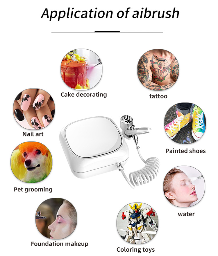 Professional Airbrush Makeup Kit  Cosmetic Airbrush Makeup System for Face Nail Body Art Tattoo