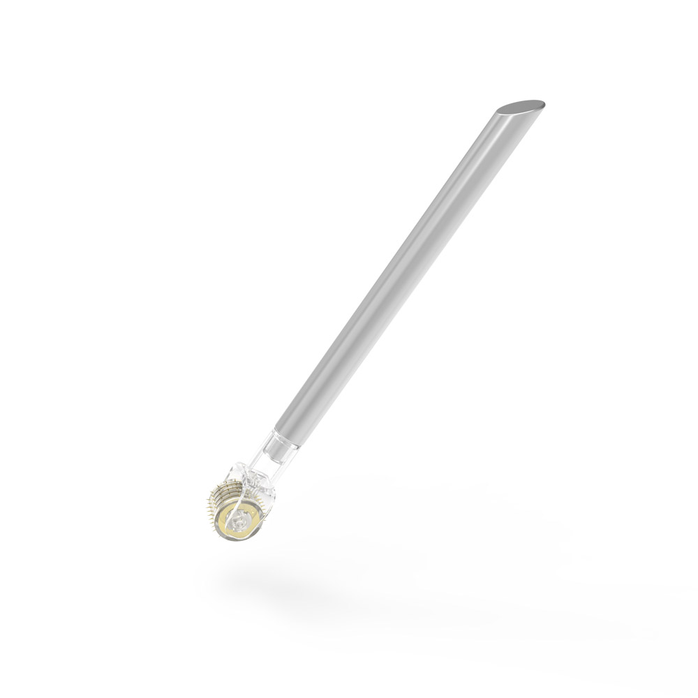 MT105 Environmental Aluminum Handle Derma roller Microneedle for Brow Eye and Lip Hairline