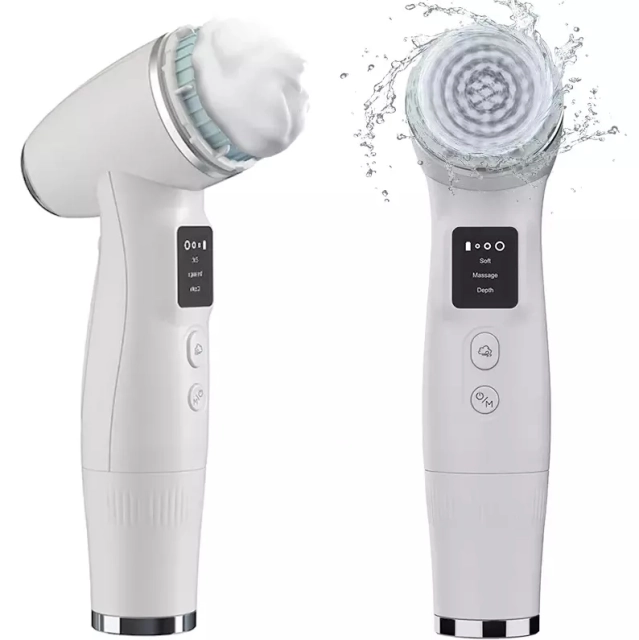Wholesale Price Automatic Foaming Facial Foam Cleansing Face Brush Cleanser Clean Pore Exfoliator Cleaning Brush