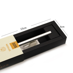 MT105 Environmental Aluminum Handle Derma roller Microneedle for Brow Eye and Lip Hairline