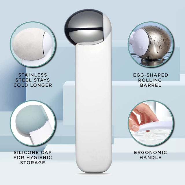 Stainless Steel Home Used Salon Device Facial Beauty Equipment Massager Cooling Ice Roller for Massage