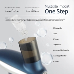 Beauty Salon LED Nano Mist Sprayer Hair Scalp Mini Air Brush Spray Gun Cordless Portable Airbrush for Barbering Pet Grooming Oxygen Injector