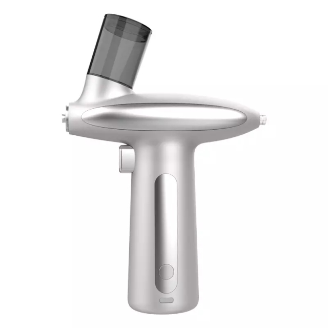 Beauty Salon LED Nano Mist Sprayer Hair Scalp Mini Air Brush Spray Gun Cordless Portable Airbrush for Barbering Pet Grooming Oxygen Injector