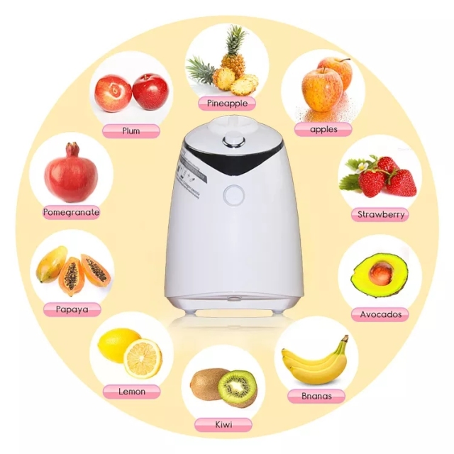 Smart Mini DIY Homemade Beauty Skin Face Care Vegetable Facial Collagen Maker Automatic Fruit Mask Machine Natural