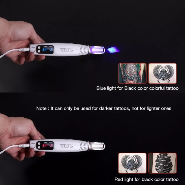 Portable Mini Tattoo Removal Picosecond Laser Pen Removing Skin Scar Freckle Nevus Eyebrow Laser Skin Care Therapy Machine