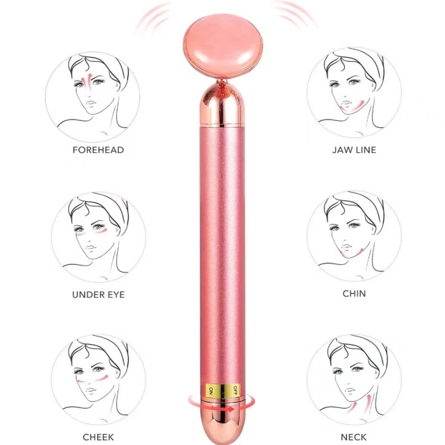 Massage Gua Sha Set 5in1 Jade Roller Derma Roller Kit for Skin Care