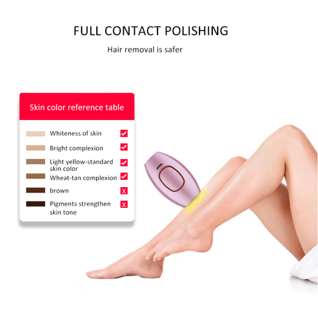 Home Use Beauty Hair Remove Appliance Facial Body Laser IPL Hair Removal Device for Women