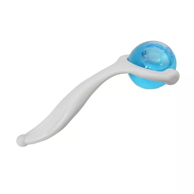 Glass Ice Globes Ice Roller for Face Tighten Skin Enhance Circulation Reduce Puffiness and Dark Circles Cold &amp; Hot Dual Use
