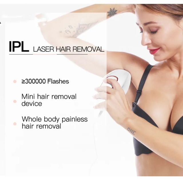 Home Use Beauty Hair Remove Appliance Facial Body Laser IPL Hair Removal Device for Women