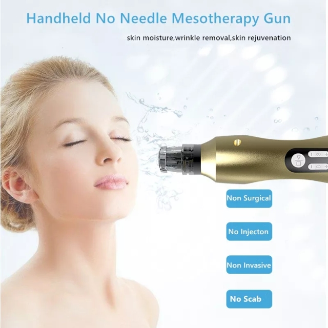 Skin Rejuvenation Meso Gun RF Microneedle Pen Device