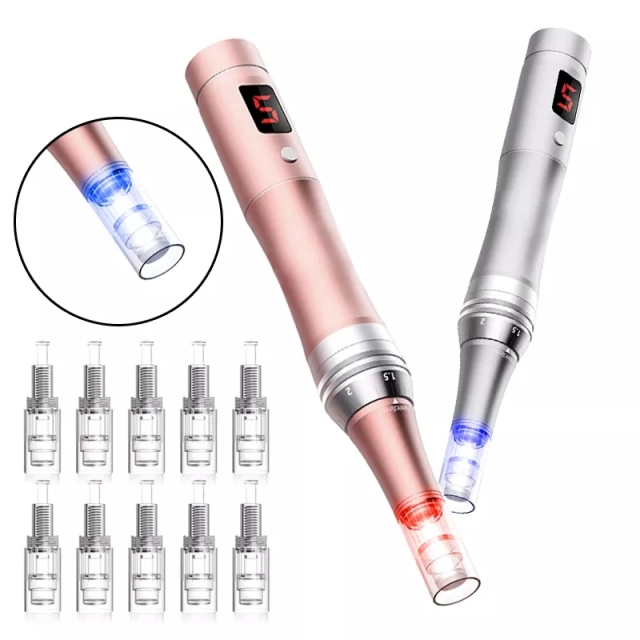 Beauty Equipment LED Salon Home Microneedle Derma Pen for Skin Model R9